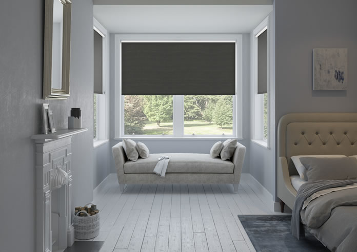 Hush (Blackout Sound Barrier), Charcoal - Roller Blind - Image 5